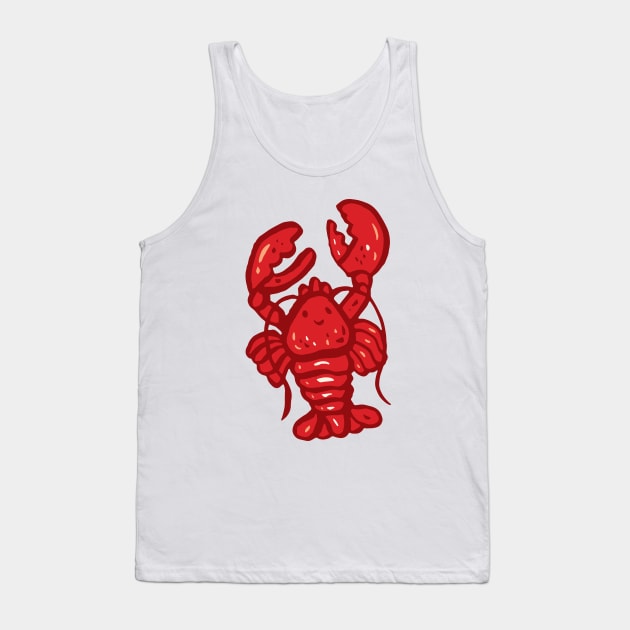 Baby Lobster Tank Top by nokhookdesign